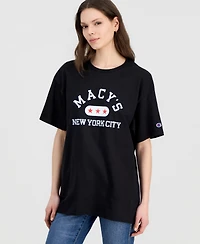 Champion Unisex Macy's 3-Star Graphic Short-Sleeve T-Shirt, Created for