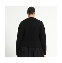 Estelle Women's Night Cardi Sparkle Knit