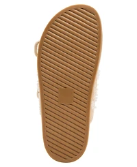 Madden Girl Women's Petunia Floral Mesh Footbed Round Toe Sandals