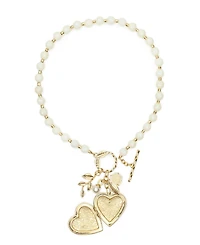 Patricia Nash Rose Garden Collection Large Heart Locket Necklace