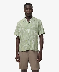 Mango Men's Fluid Relaxed-Fit Printed Shirt