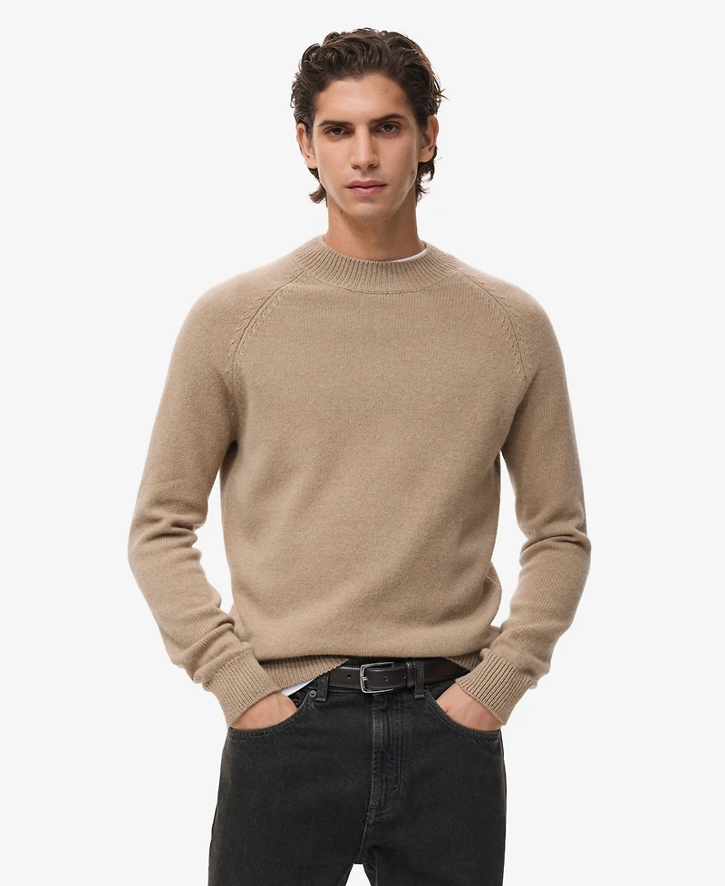 Mango Men's Wool Perkins Neck Sweater