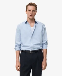 Mango Men's Regular Cotton Shirt