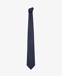 Mango Men's Flower Patterned Silk Tie