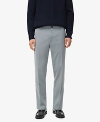 Mango Men's Striped Slim-Fit Pants