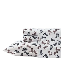 Wrangler Printed Microfiber 3-Pc. Sheet Set, Twin Xl