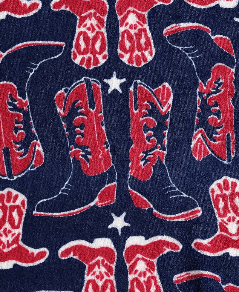 Wrangler Americana Printed Ultra Soft Plush Fleece Throw, 50" x 70"