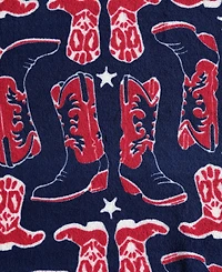 Wrangler Americana Printed Ultra Soft Plush Fleece Throw, 50" x 70"