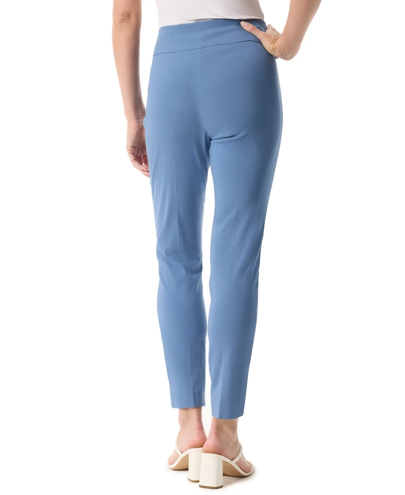 Women's Tummy-Control Printed Pull-On Slim Trousers
