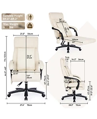 Dyhome Kitchen Chairs Mid-Century Modern Dining Set of 4, Room Chairs, Polyester Upholstered Wishbone Chair