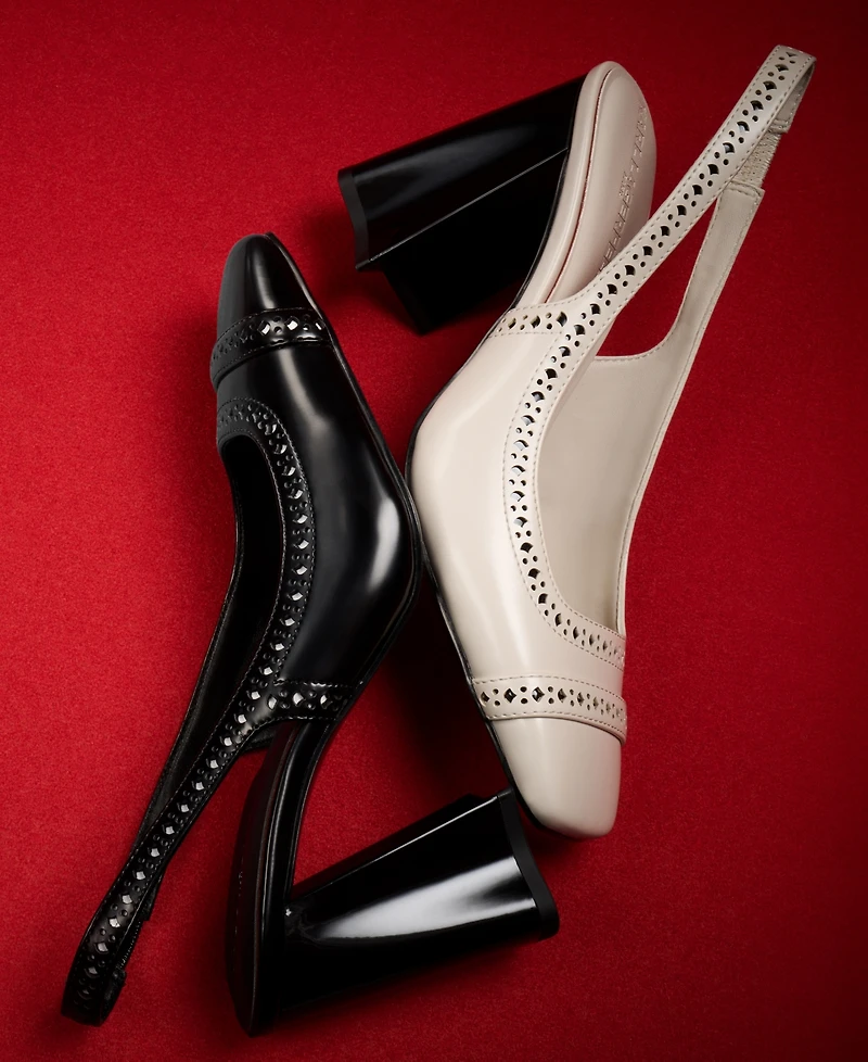 Karl Lagerfeld Paris Women's Siofra Square Toe Heels