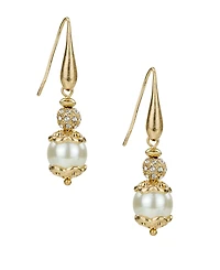 Patricia Nash Wire Drop Cultivated Pearl Earrings