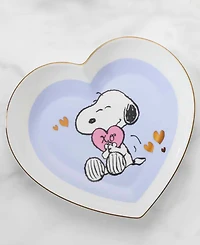 Lenox Snoopy Valentine's Day Heart Plates, Set of 4