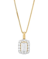 Grown With Love Certified Lab Diamond Pendant Necklace (1-1/2 ct. t.w.) 14K White Gold
