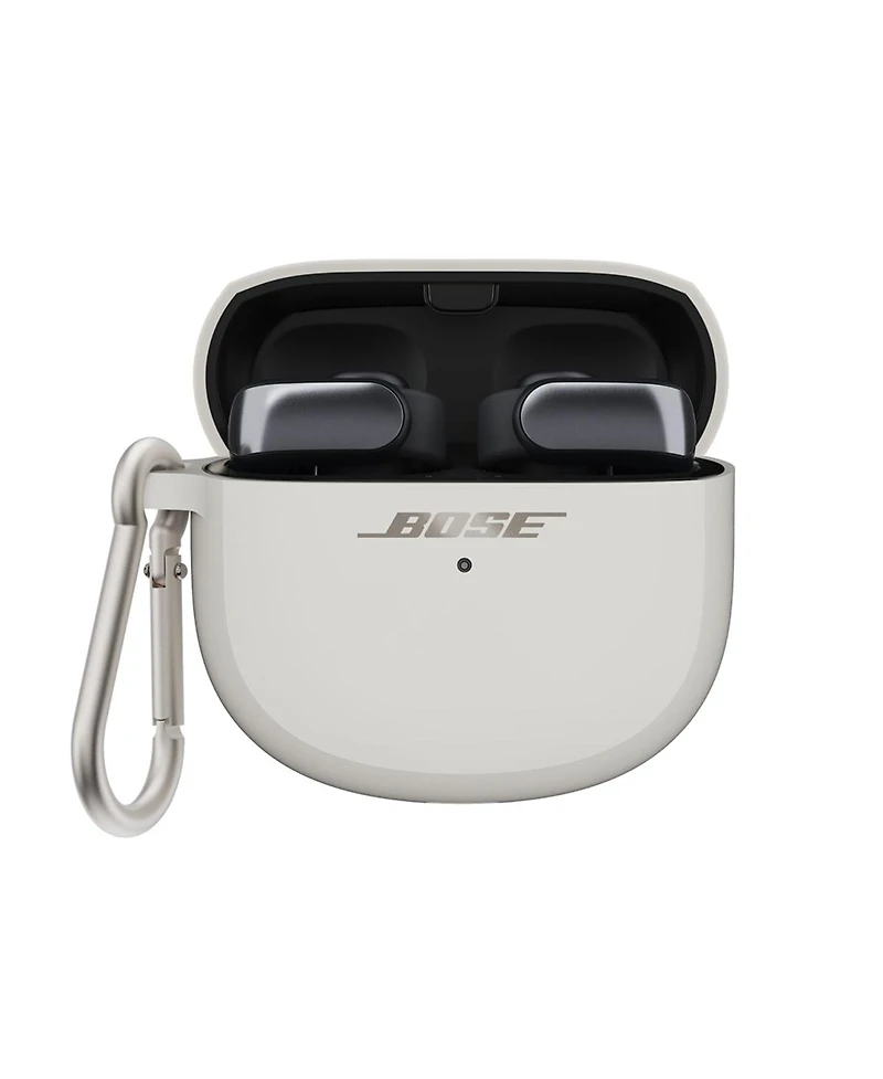 Bose Ultra Open Earbuds Wireless Charging Case Cover - White Smoke.