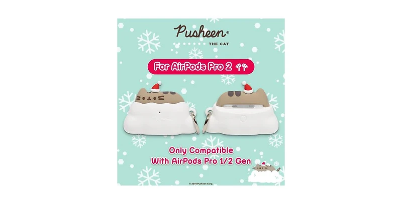 Pusheen iFace x The Cat Cute Compatible with Apple AirPods Pro and 2