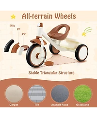 Toddler Tricycle Kids Trike with Adjustable Seat