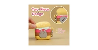 iFace x Pusheen The Cat Cute Compatible with Apple AirPods 3 Generation - Silicone Figure Protective Cover Includes Carabiner Clip Wireless Charging