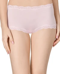 Maidenform Women's Everyday Pretty Lace Mid Rise Boyshort Panty