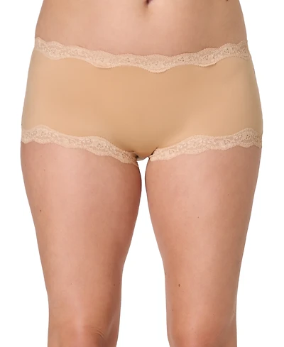 Maidenform Women's Everyday Pretty Lace Mid Rise Boyshort Panty