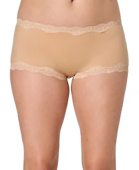 Maidenform Women's Everyday Pretty Lace Mid Rise Boyshort Panty