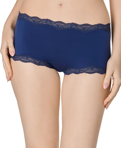 Maidenform Women's Everyday Pretty Lace Mid Rise Boyshort Panty