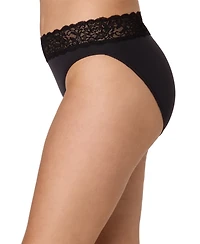 Maidenform Women's Everyday Pretty Lace Hi Cut Brief Panty