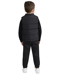 Nike Toddler Boys 3-Piece Solid Vest, Long Sleeve T-shirt and Pants Set
