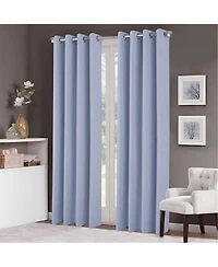 Rt Designers Collection Boden 100% Blackout Grommet Curtain Panel 54" x 90" Denim