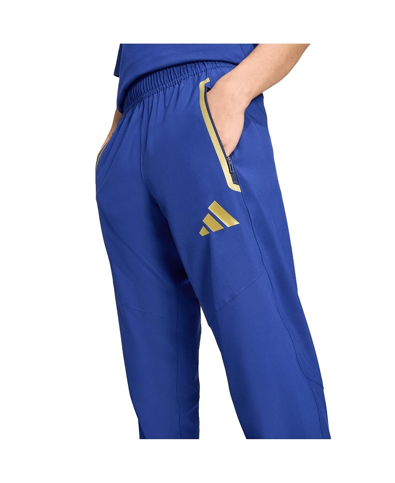 Adidas Men's Blue Italy National Team Fifa x World Cup 2026 Tiro Travel Pants