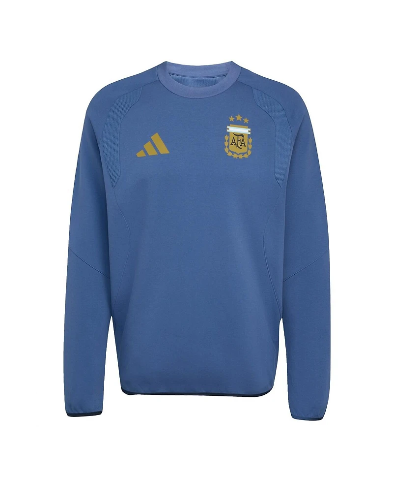 Adidas Men's Blue Argentina National Team Fifa x World Cup Tiro Travel Sweatshirt