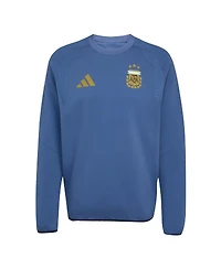Adidas Men's Blue Argentina National Team Fifa x World Cup Tiro Travel Sweatshirt