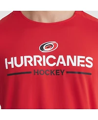 Men's Red Carolina Hurricanes Authentic Pro Rink Tech T-Shirt