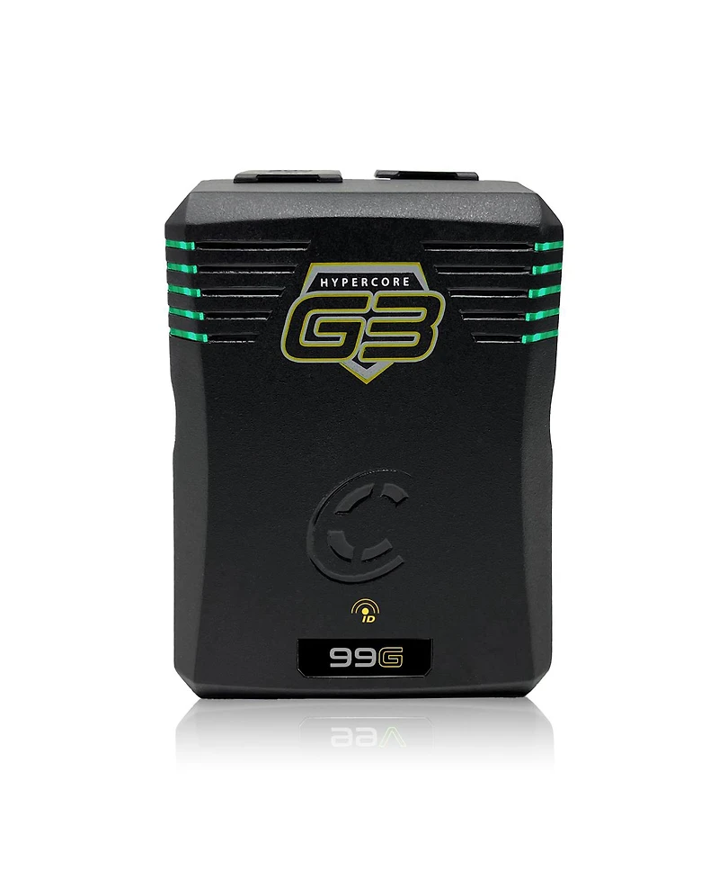 Core Swx HyperCore G3 99Wh 14.4V Smart Battery Pack, Gold Mount, Bundle with Gpm-X2A Super Compact 3-Stud Gold-Mount Fast Charger