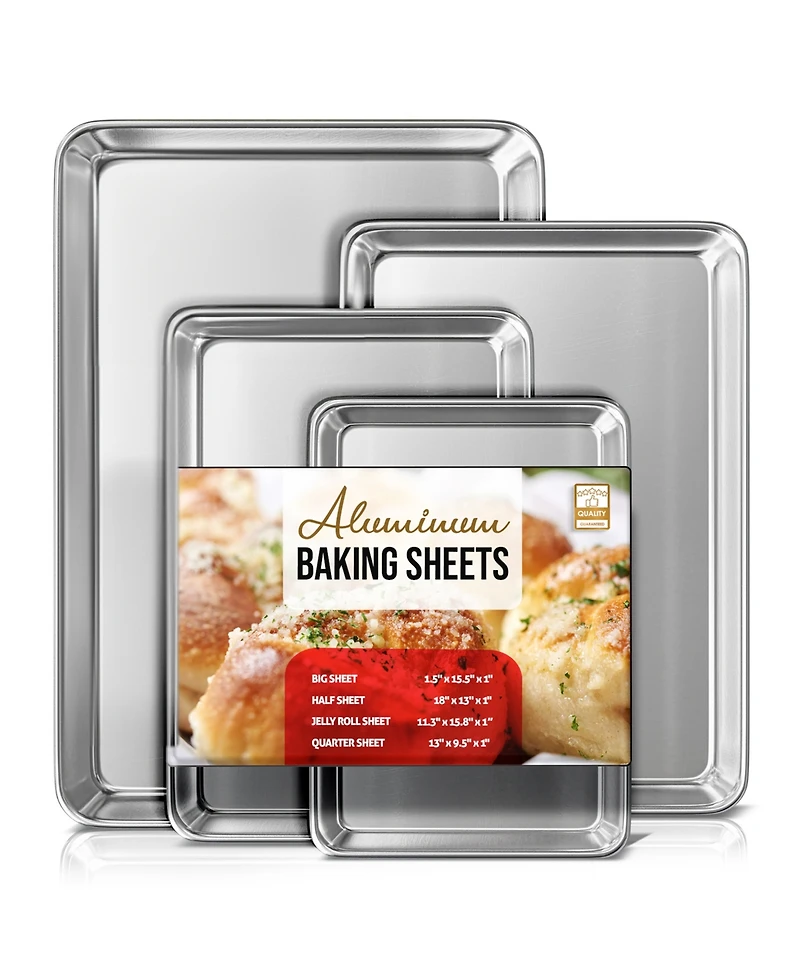 Nestl Non-stick Aluminum 4-Pc. Baking Sheet Set