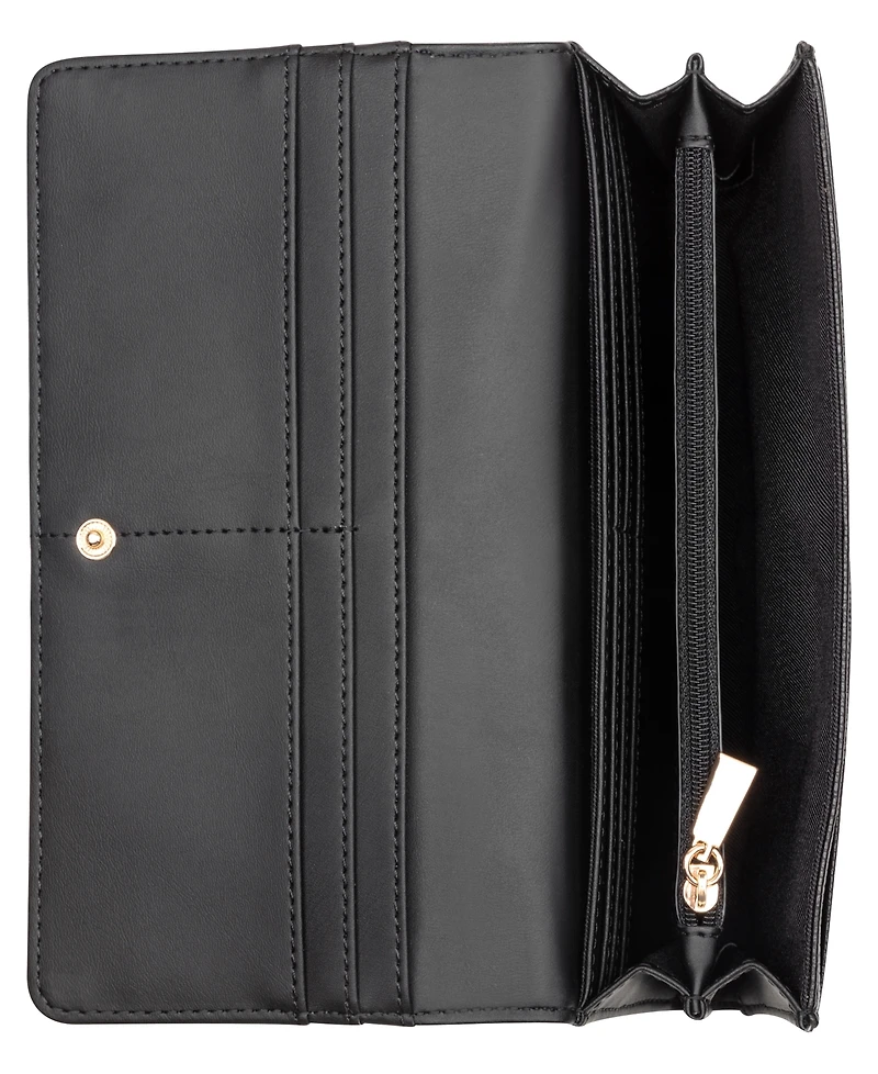 Nine West Lockup 9S Zip Around Wristlet