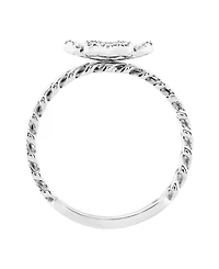 Macy's White Baguette Diamond Ring (1/4 ct. t.w.) in 10k White Gold
