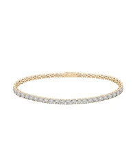 Macy's Diamond Tennis Bracelet (2 ct. t.w.) in 10k Yellow Gold Over Sterling Silver