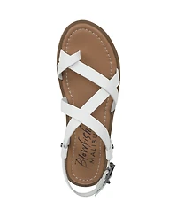 Blowfish Malibu Women's Devon 3 Toe Loop Strappy Flat Sandals