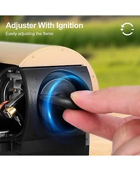 Aofar Portable Camping Stove Butane 1400W Gas Collapsible Backpacking for Indoor Outdoor Cooking Hiking and Picnic