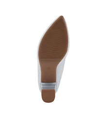 Patrizia Women's Senna Crystal-Embellished Pointed Toe Block Heel Pumps – Slip-On Dress Shoes