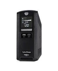 CyberPower CST135UC 1350VA/810W Simulated Sinewave Lcd Battery Backup Ups System, Black