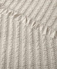 Levtex Wilhemina Stone Washed Quilted Throw, 50" x 60"