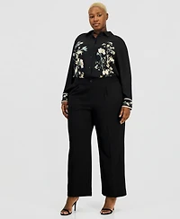 Anne Klein Essentials Plus High Rise Pull-On Pants