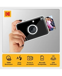 Kodak Printomatic+ Instant Camera Bundle 10MP w/ Case & 20 Zink Paper