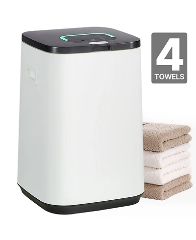 Ecooso Towel Warmer for Bathroom, Large Bucket with Child Lock, Temp Indicator, 24H Timer & Auto Shut-Off, Fits 4 Towels, Blankets & Clothes