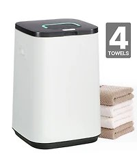 Ecooso Towel Warmer for Bathroom, Large Bucket with Child Lock, Temp Indicator, 24H Timer & Auto Shut-Off, Fits 4 Towels, Blankets & Clothes