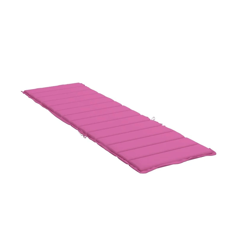vidaXL Sun Lounger Cushion Pink Oxford Fabric