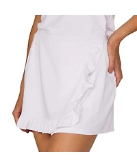 G Lifestyle Ruffle Wrap Skort