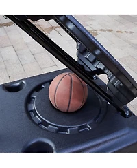 Ie Sports Portable Basketball Hoop, Adjustable Height, 50" Backboard & Rebounder